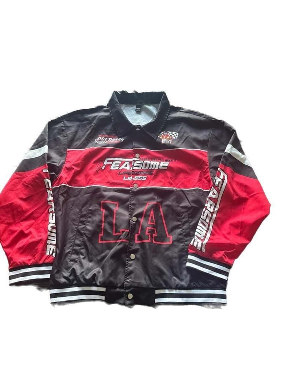 MANFINITY Fearsome LA Dirt Track Racing Jacket Size L